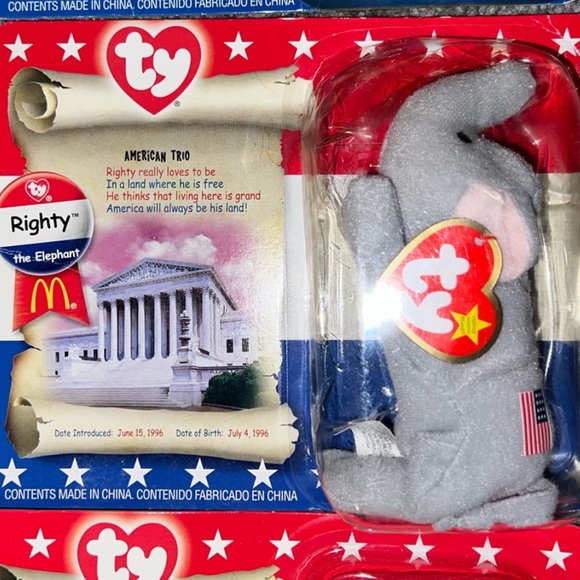 $5 TY MCDONALDS BEANIE BABY. VINTAGE IN BOX. $5 IF BUNDLED - Picture 2 of 14